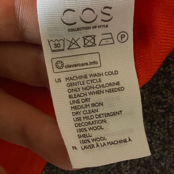 COS wool Ruffle Sweater size M - Picture 5 of 5